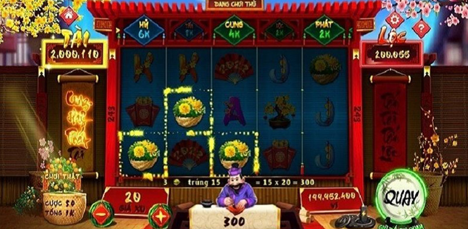 Nổ hũ ông đồ 12Bet hấp dẫn, lôi cuốn